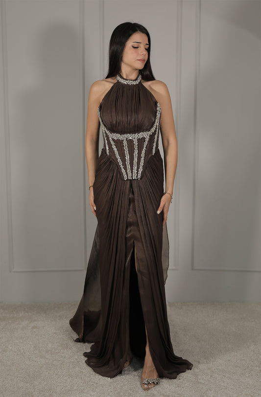 Alya Dress - Braun