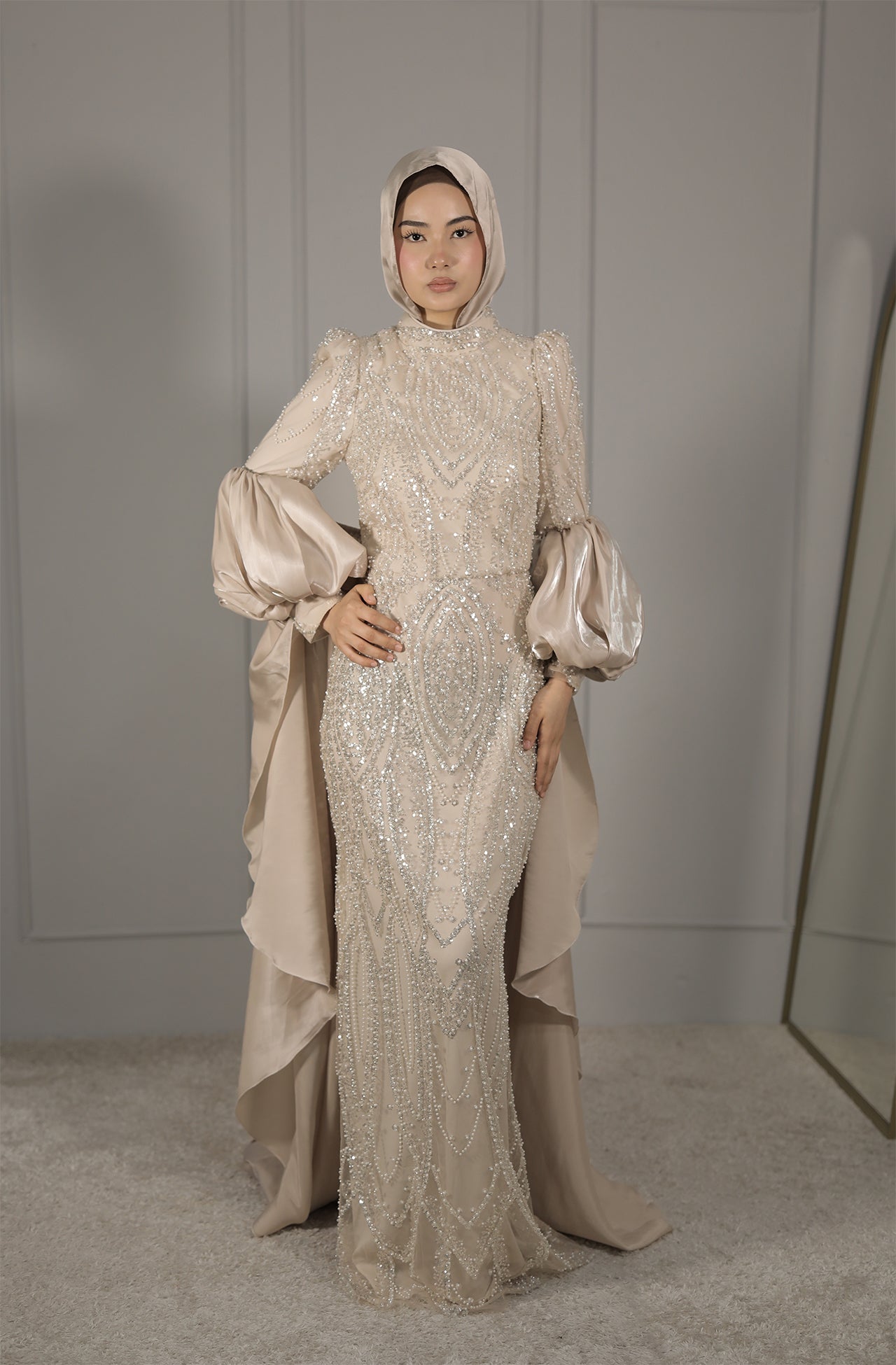 Azra Dress - Beige
