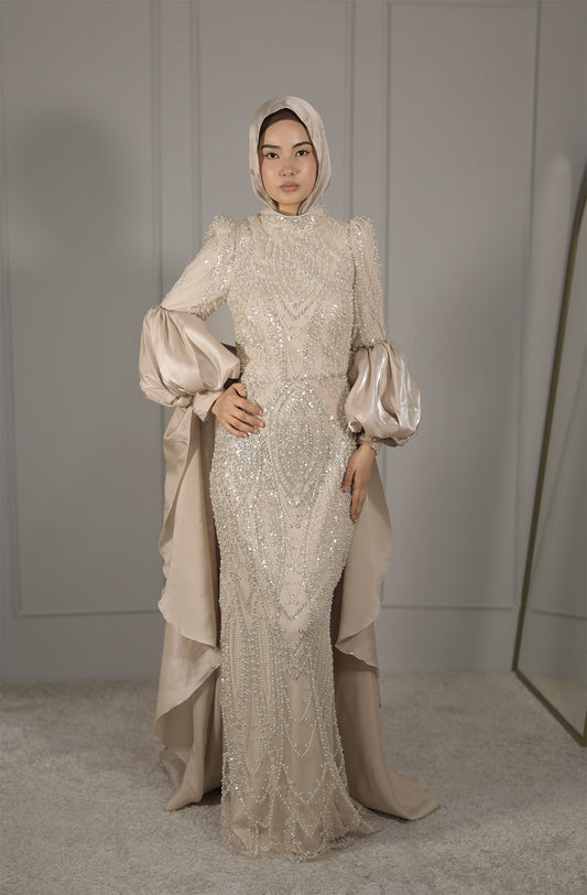 Azra Dress - Beige