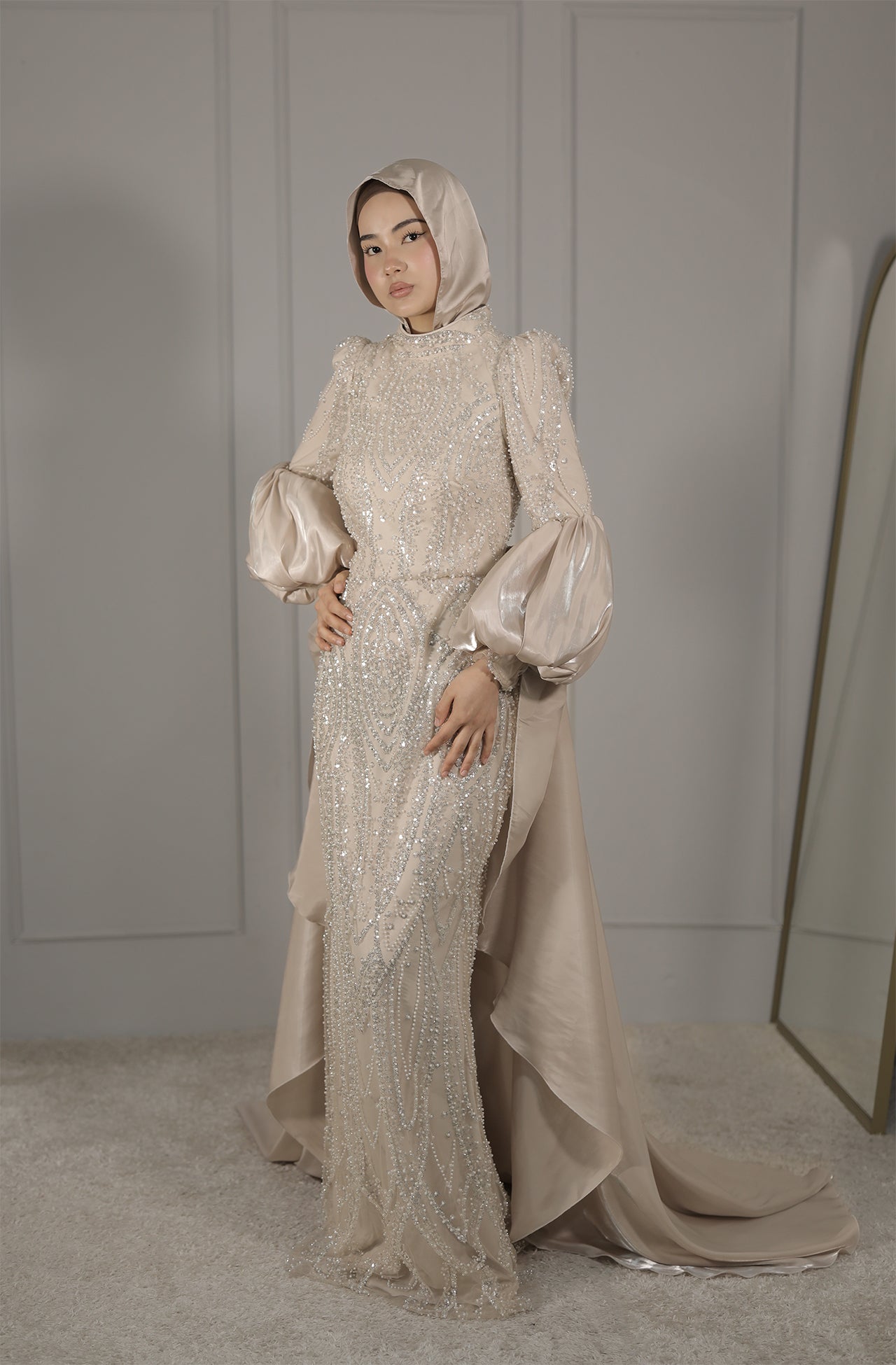 Azra Dress - Beige