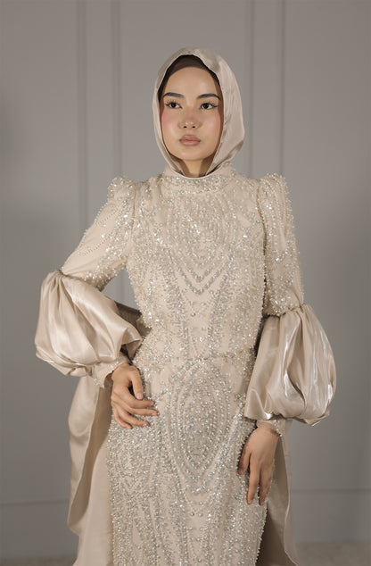 Azra Dress - Beige