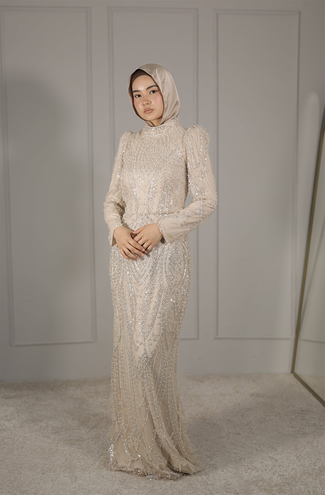 Azra Dress - Beige