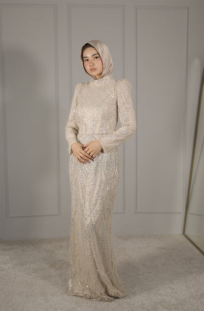 Azra Dress - Beige