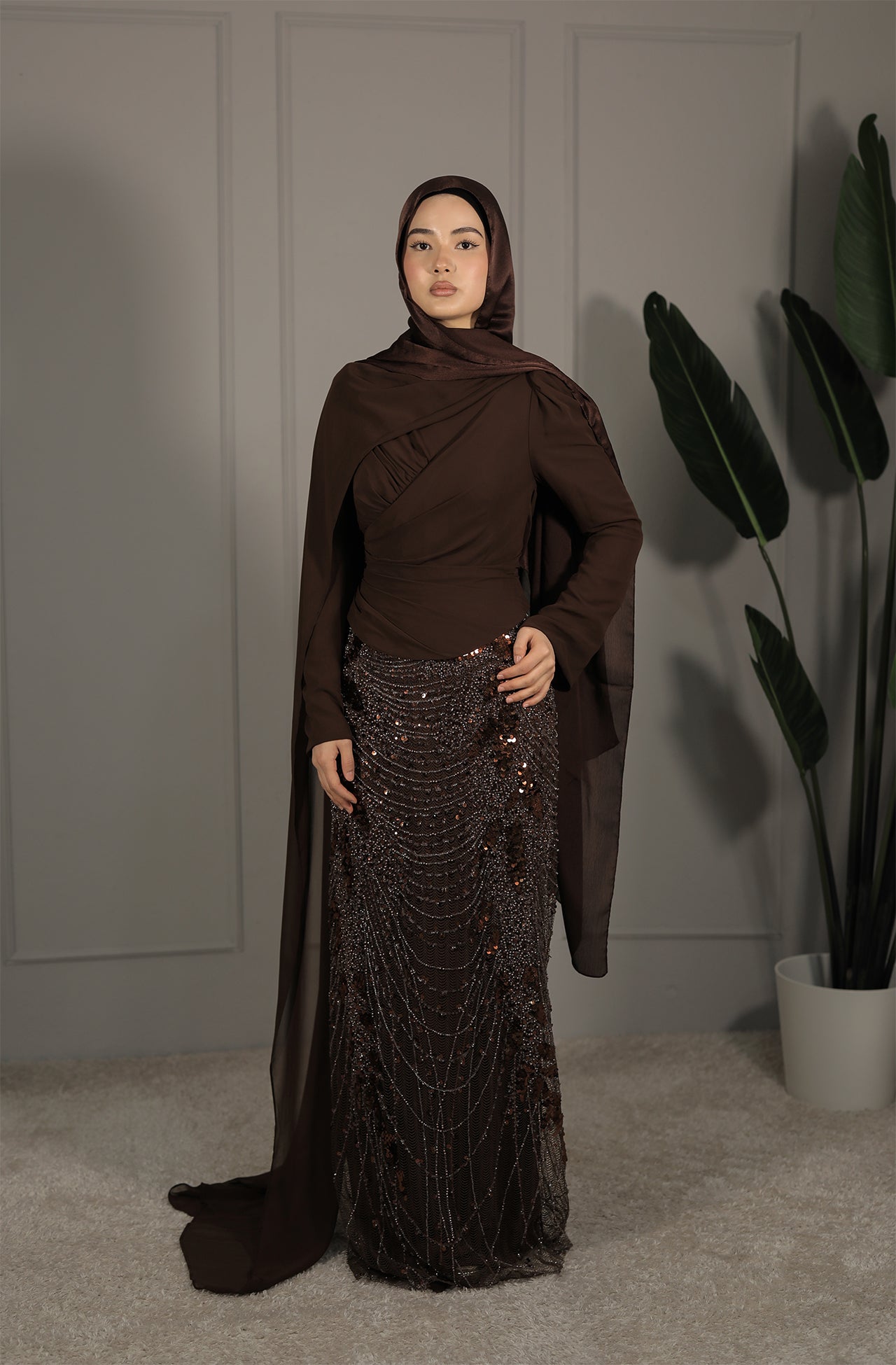 Cara Dress - Braun