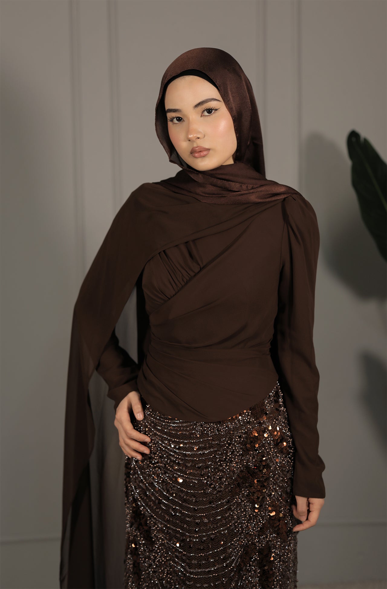 Cara Dress - Braun