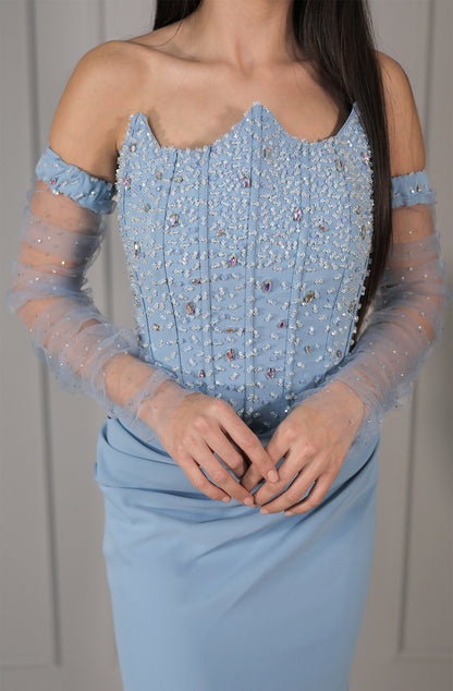 Dena Dress - Babyblau