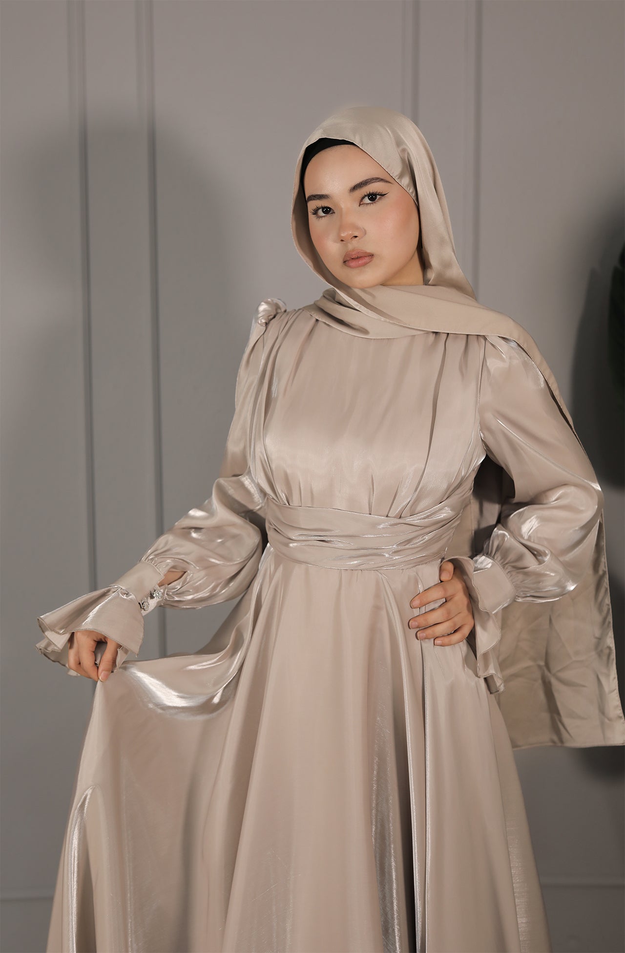 Derya Dress - Beige