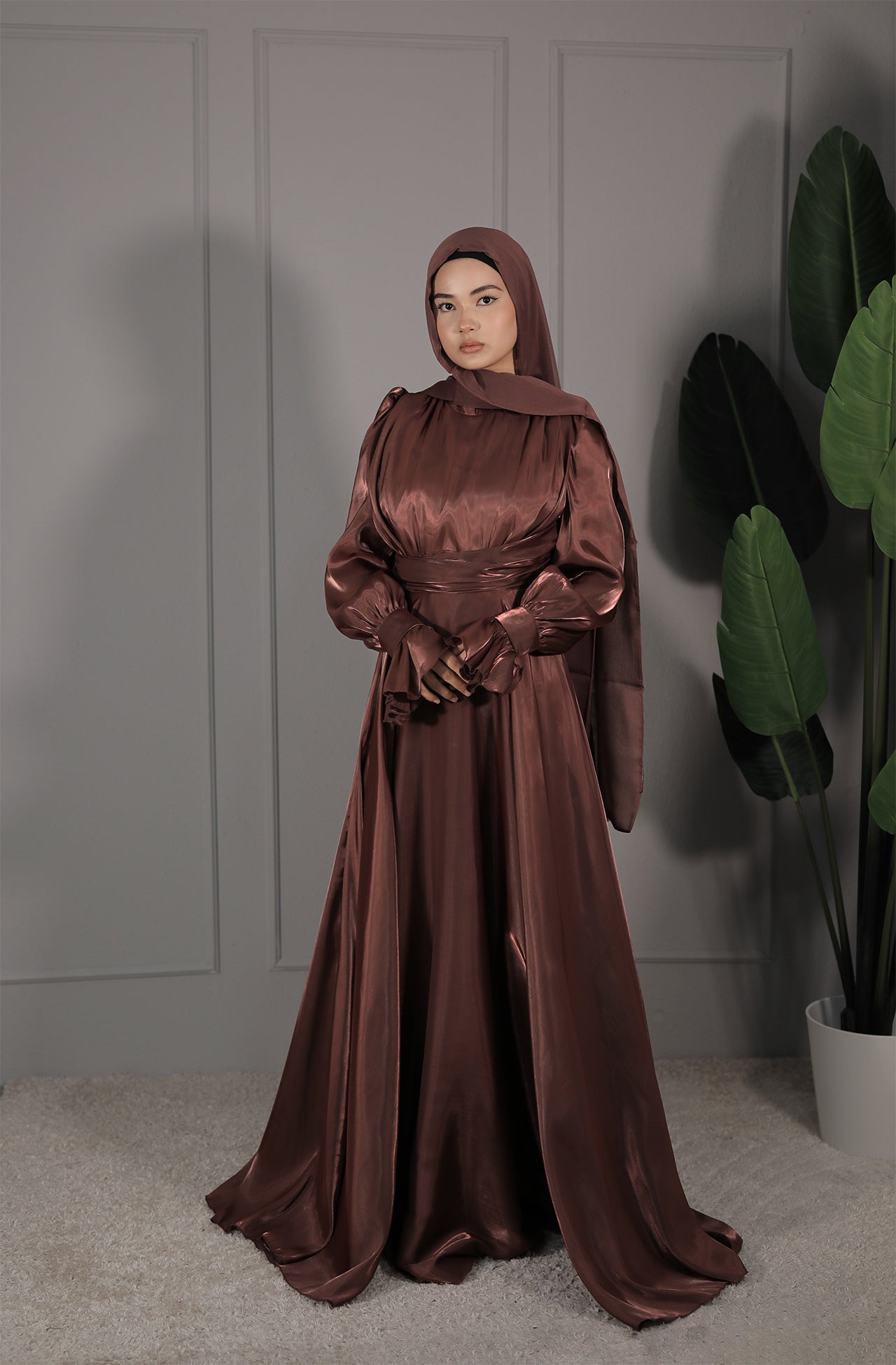 Derya Dress - Braun