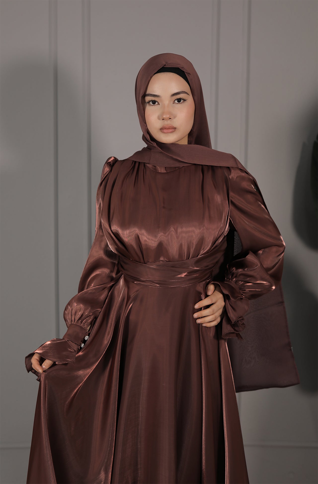 Derya Dress - Braun