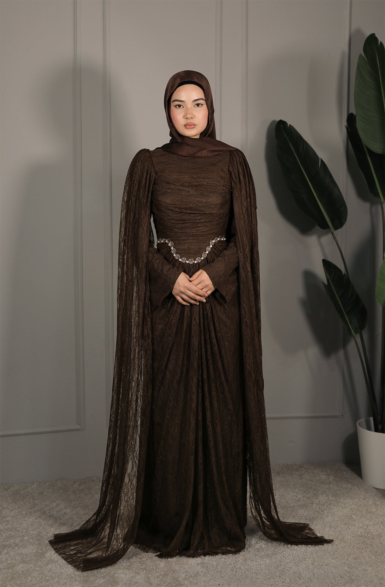 Duru Dress - Braun