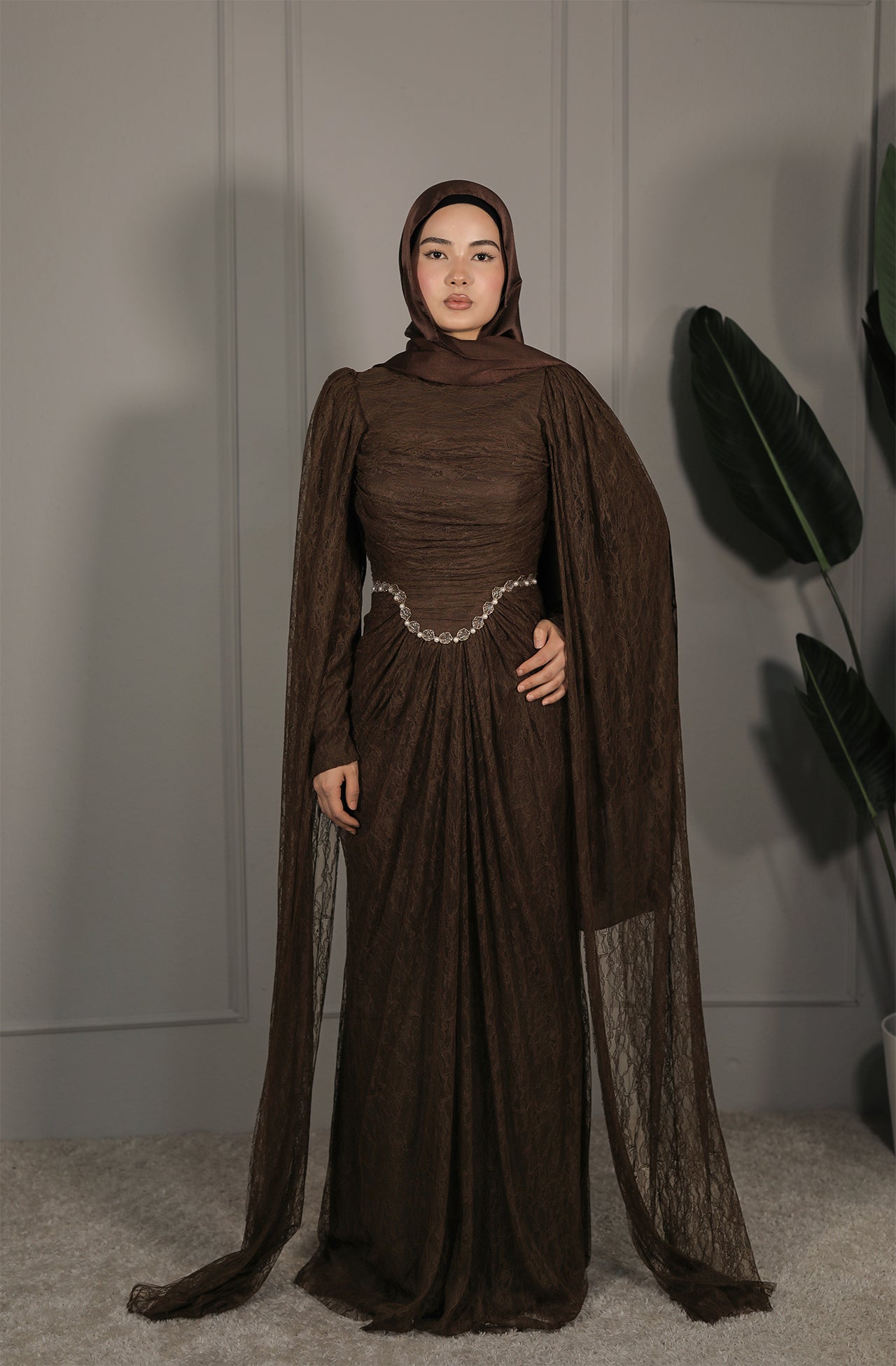 Duru Dress - Braun