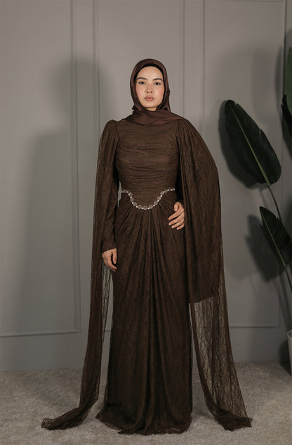 Duru Dress - Braun