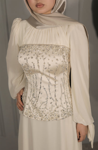 Elia Dress -  Creme