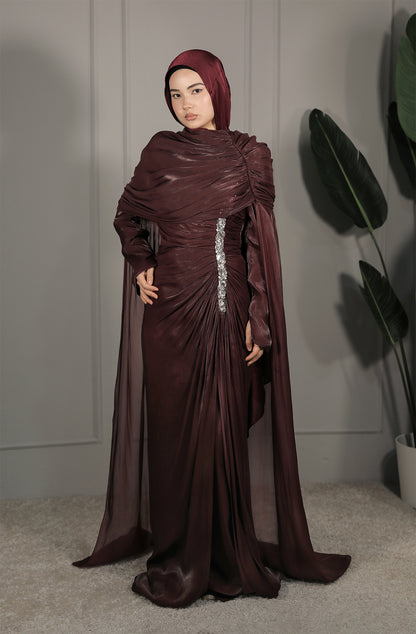 Elin Dress - Bordeaux / Dunkelrot