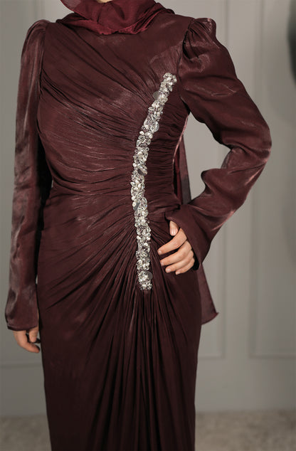 Elin Dress - Bordeaux / Dunkelrot