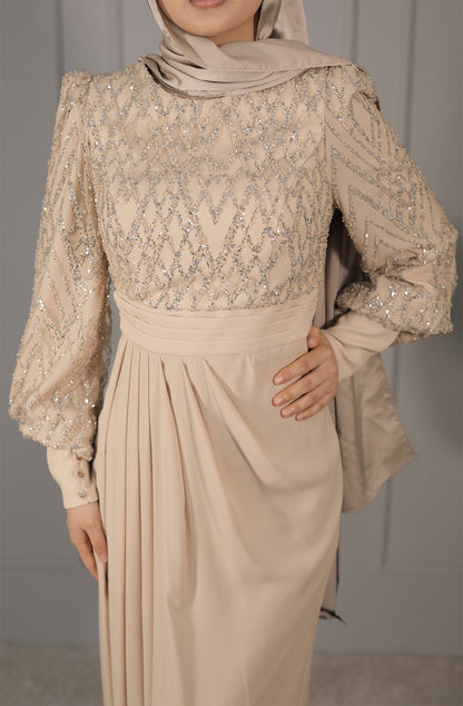 Esila Dress - Beige