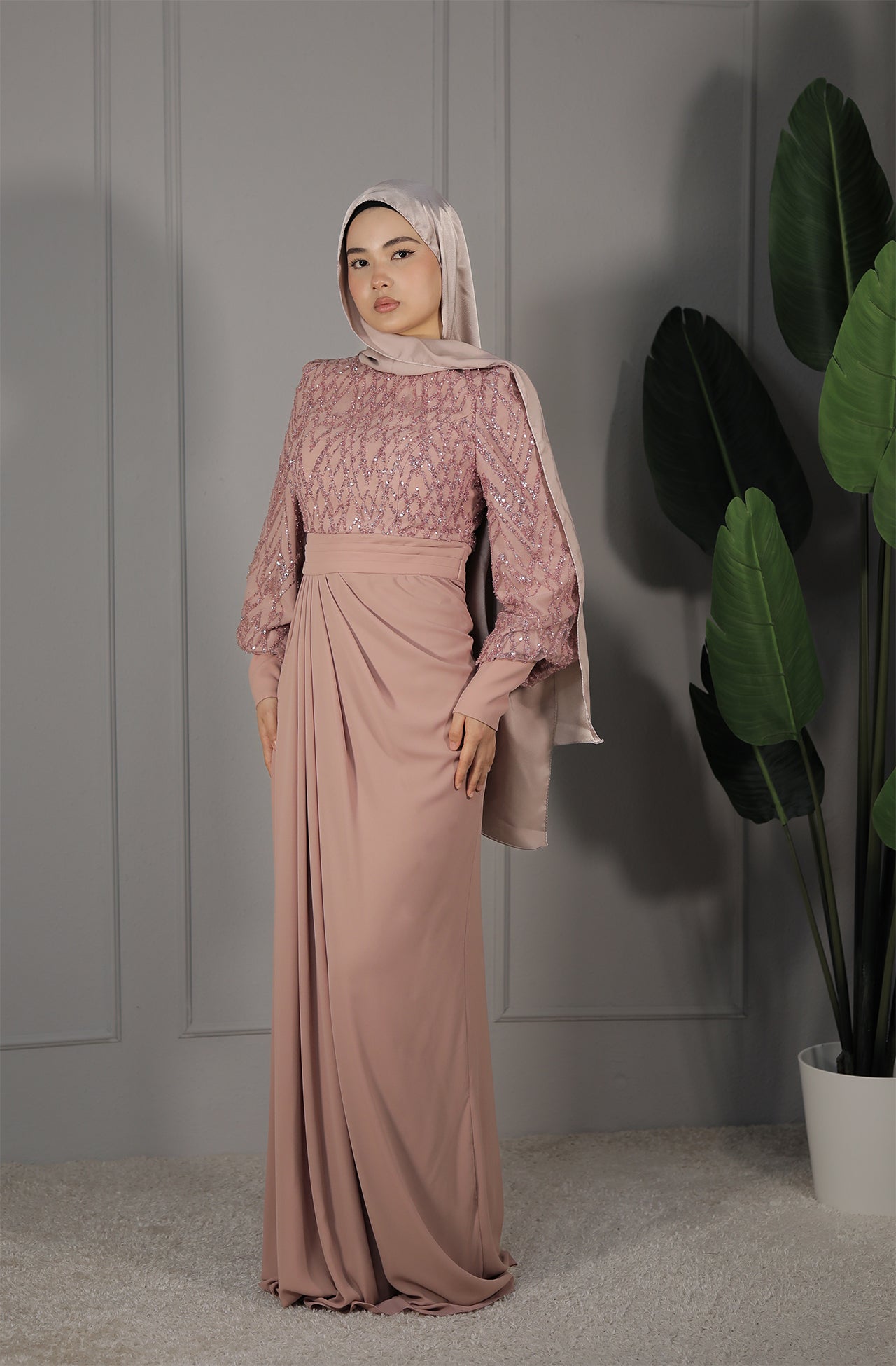 Esila Dress - Puderrosa