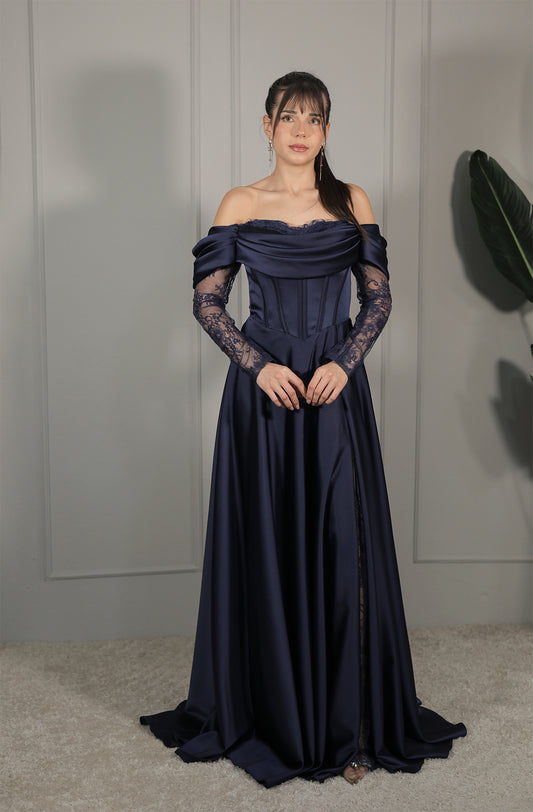 Hazel Dress - Dunkelblau