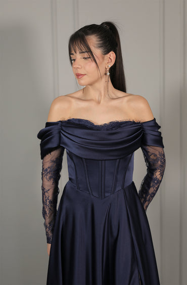 Hazel Dress - Dunkelblau