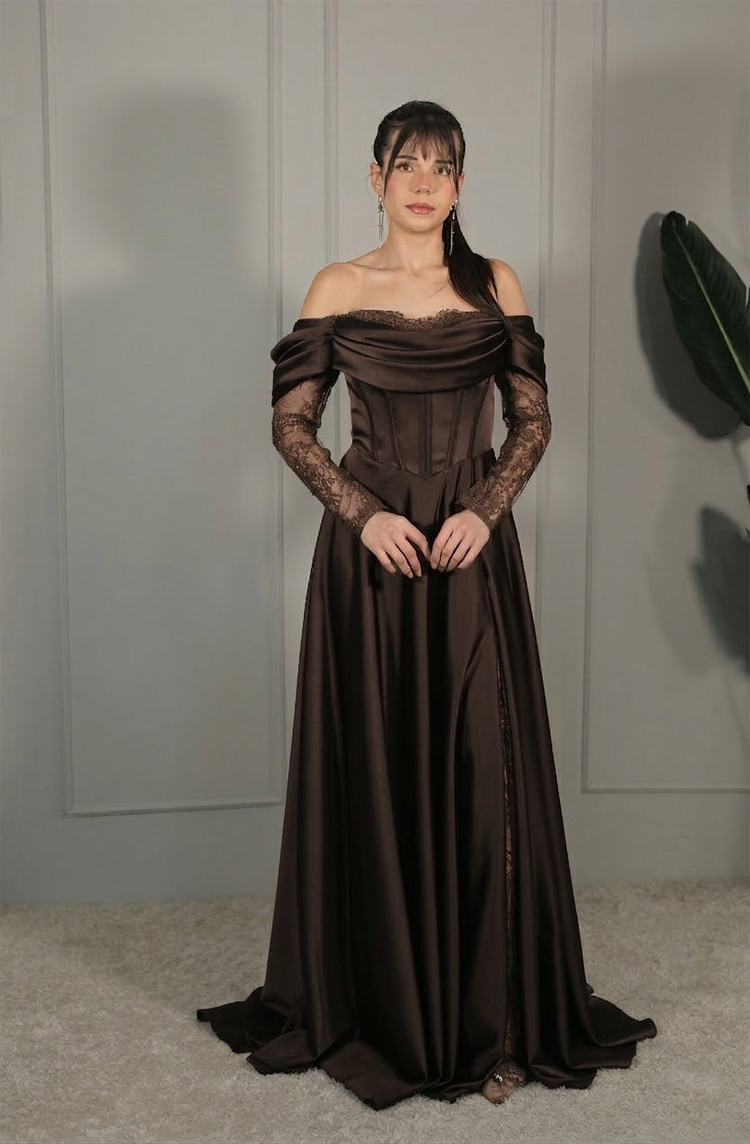 Hazel Dress - Braun
