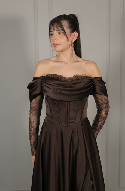Hazel Dress - Braun