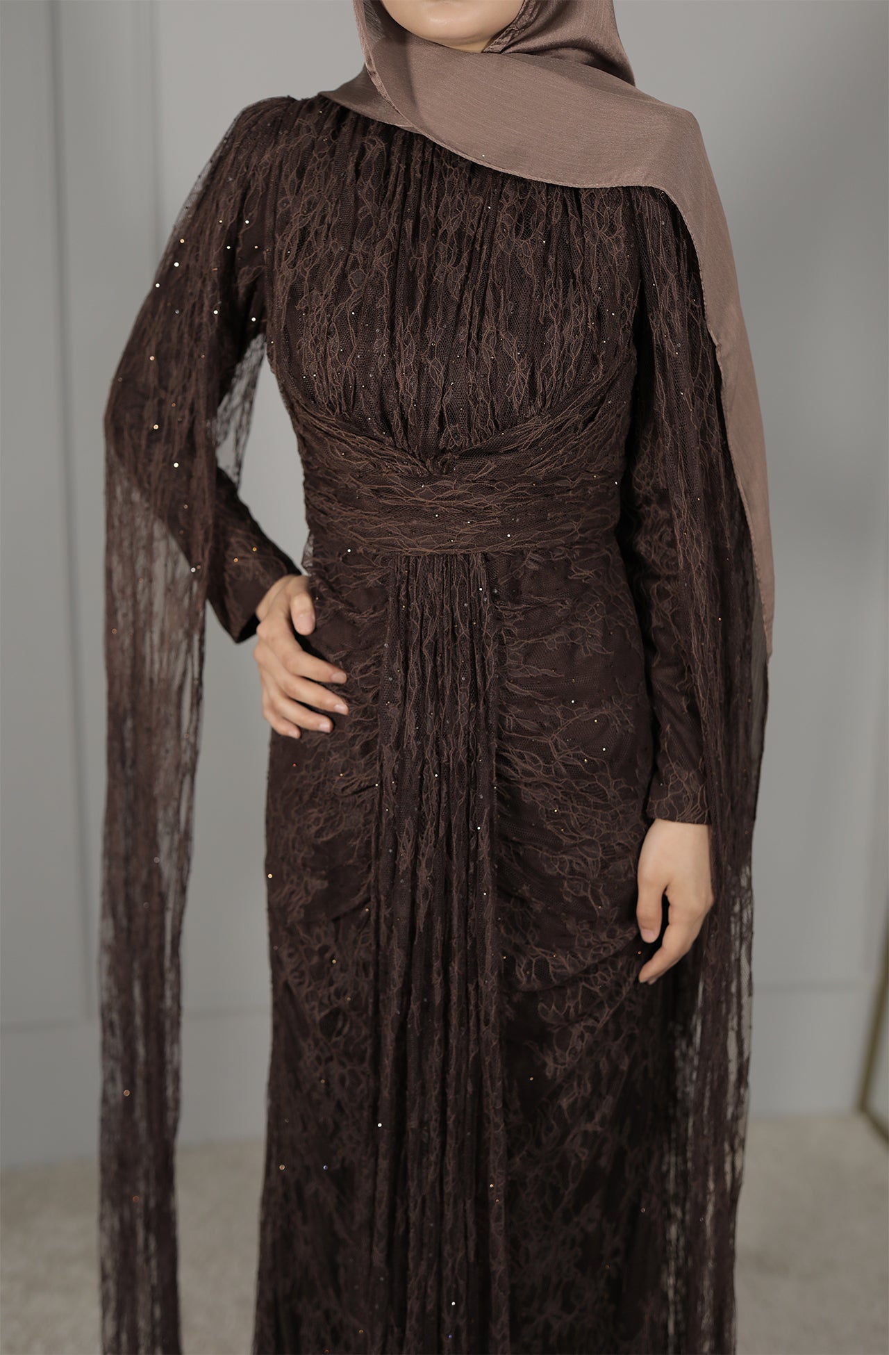 Jade Dress - Braun