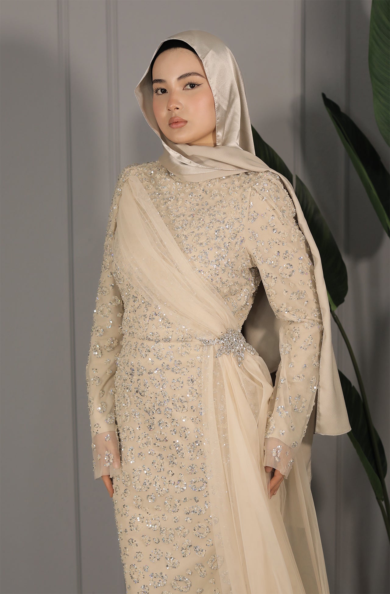 Dila Dress - Champagner