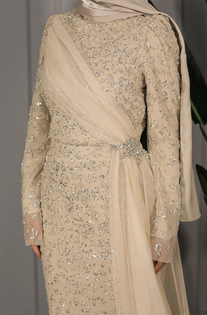 Dila Dress - Champagner