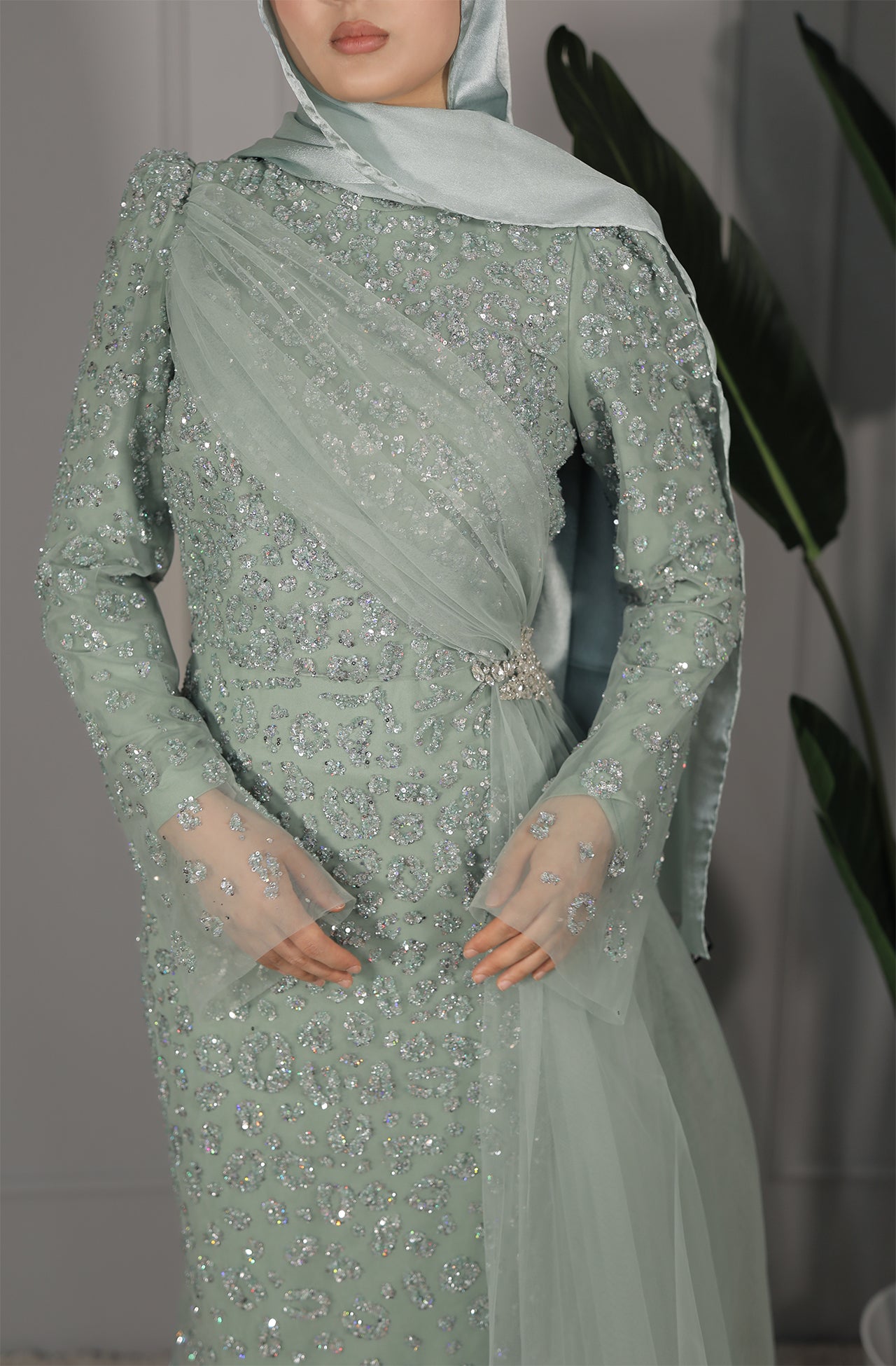 Dila Dress - Mintgrün