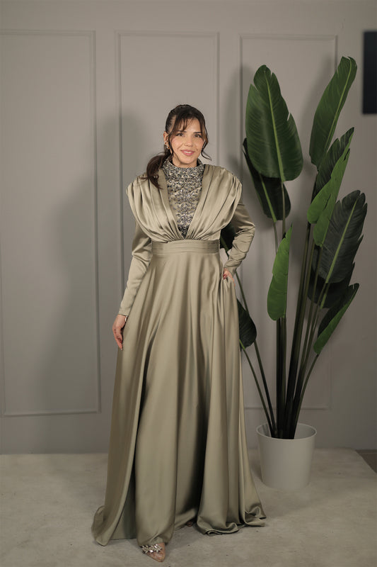 Nalan Dress- Grün