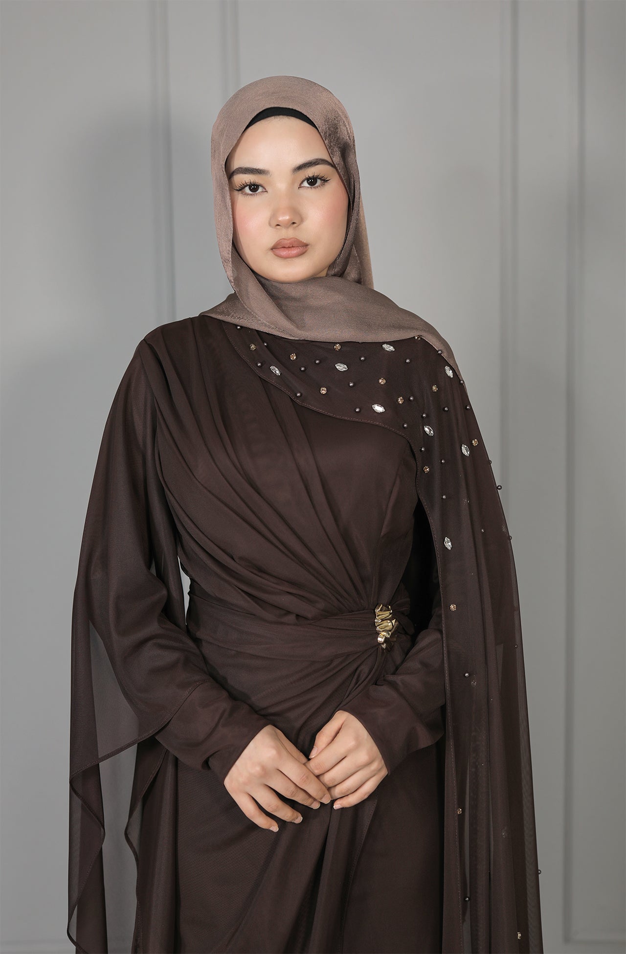 Nejla Dress - Braun
