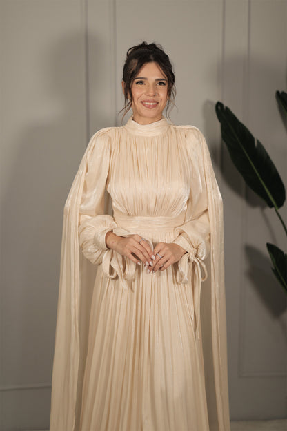 Nevra Dress - Beige