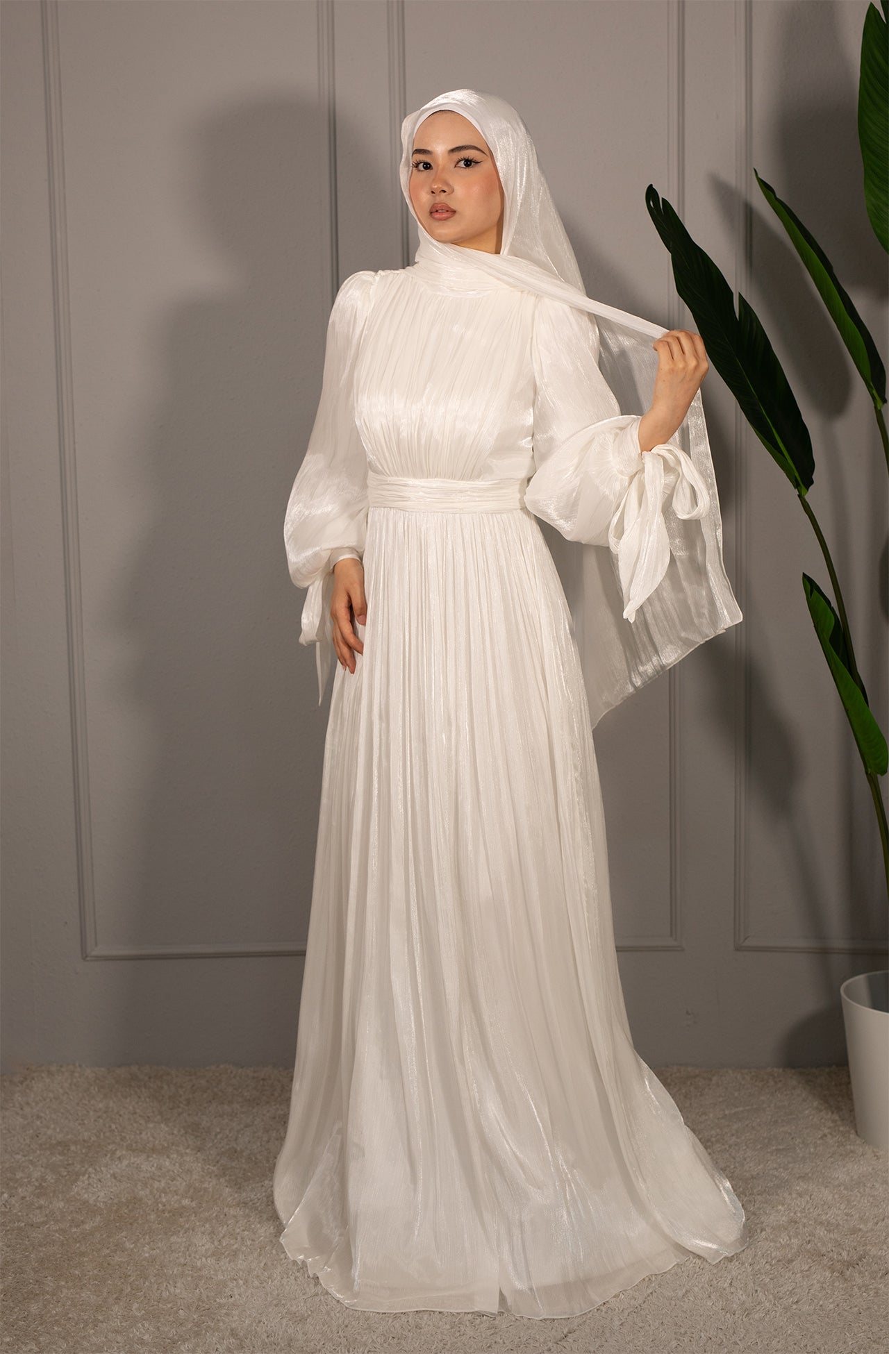 Nevra Dress - Weiß
