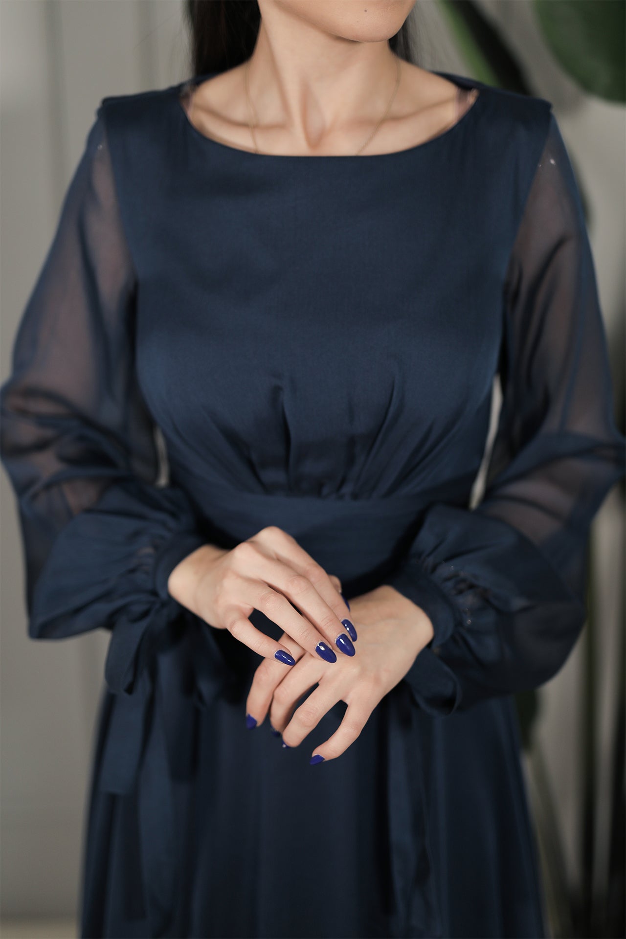 Nihal Dress - Dunkelblau