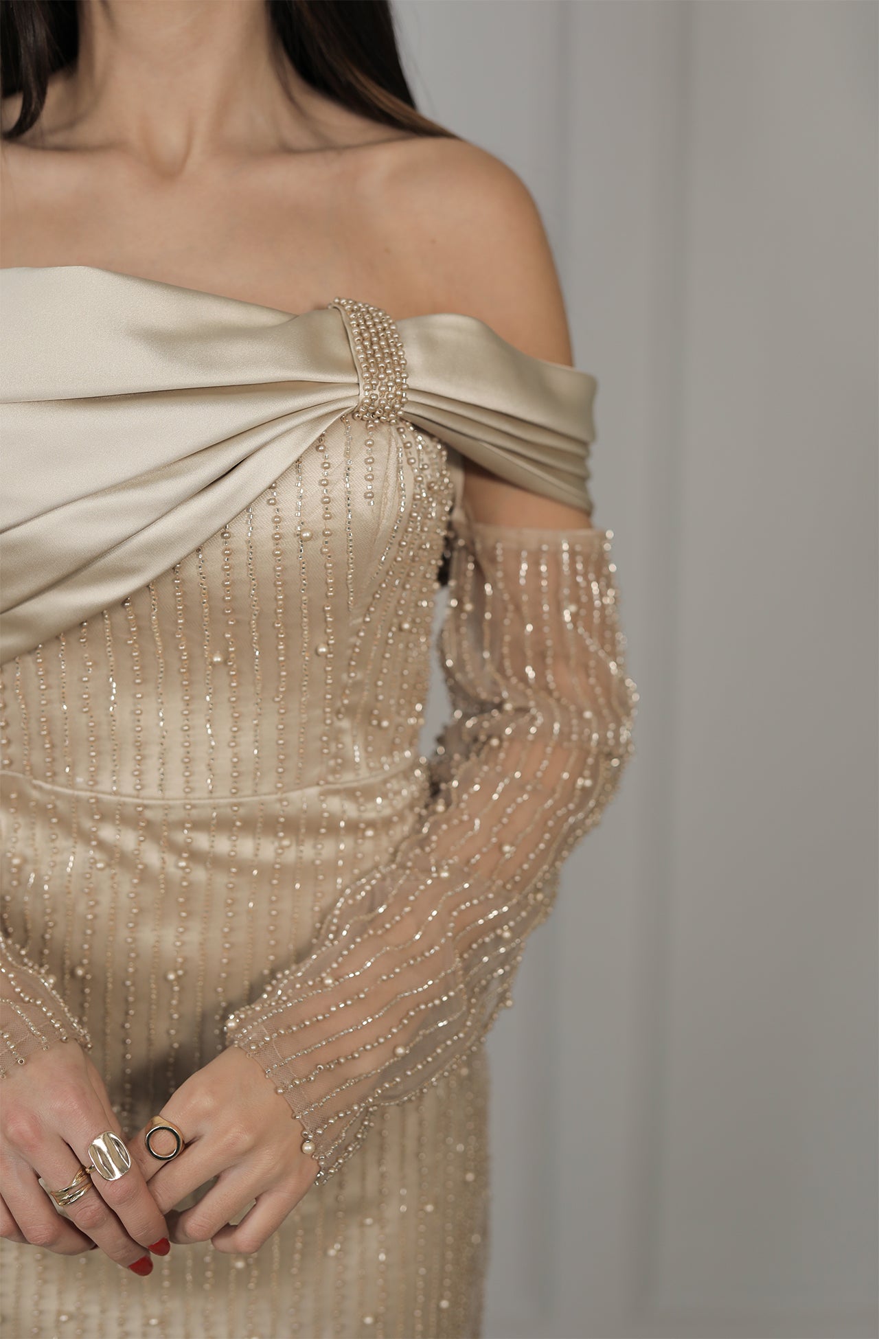 Nina Dress - Gold