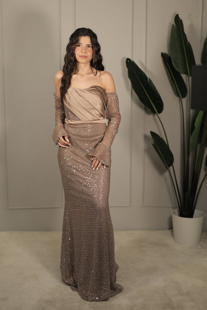Nur Dress - Braun