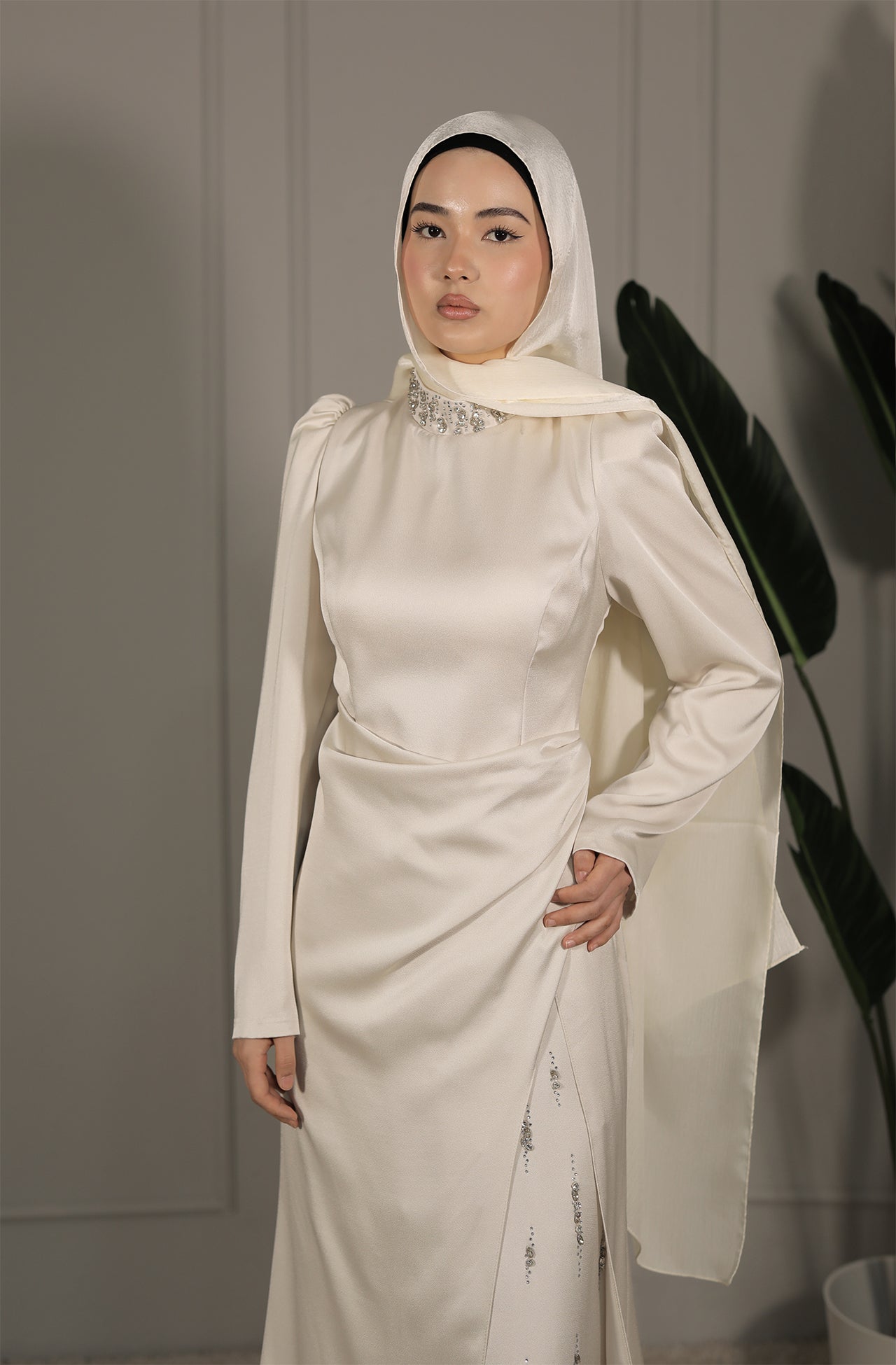 Oyku Dress - Elfenbein