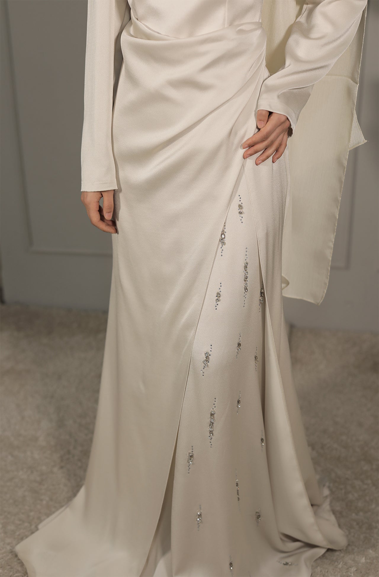 Oyku Dress - Elfenbein