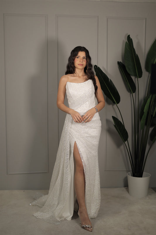Petra Dress - Weiß