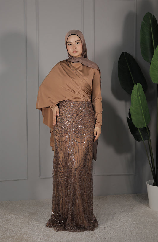 Ranya Dress - Braun