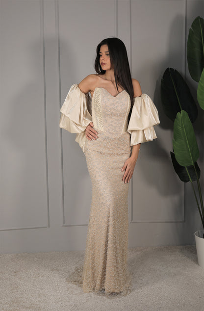 Reya Dress - Champagner