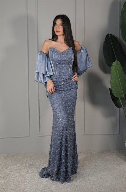 Reya Dress - Blau