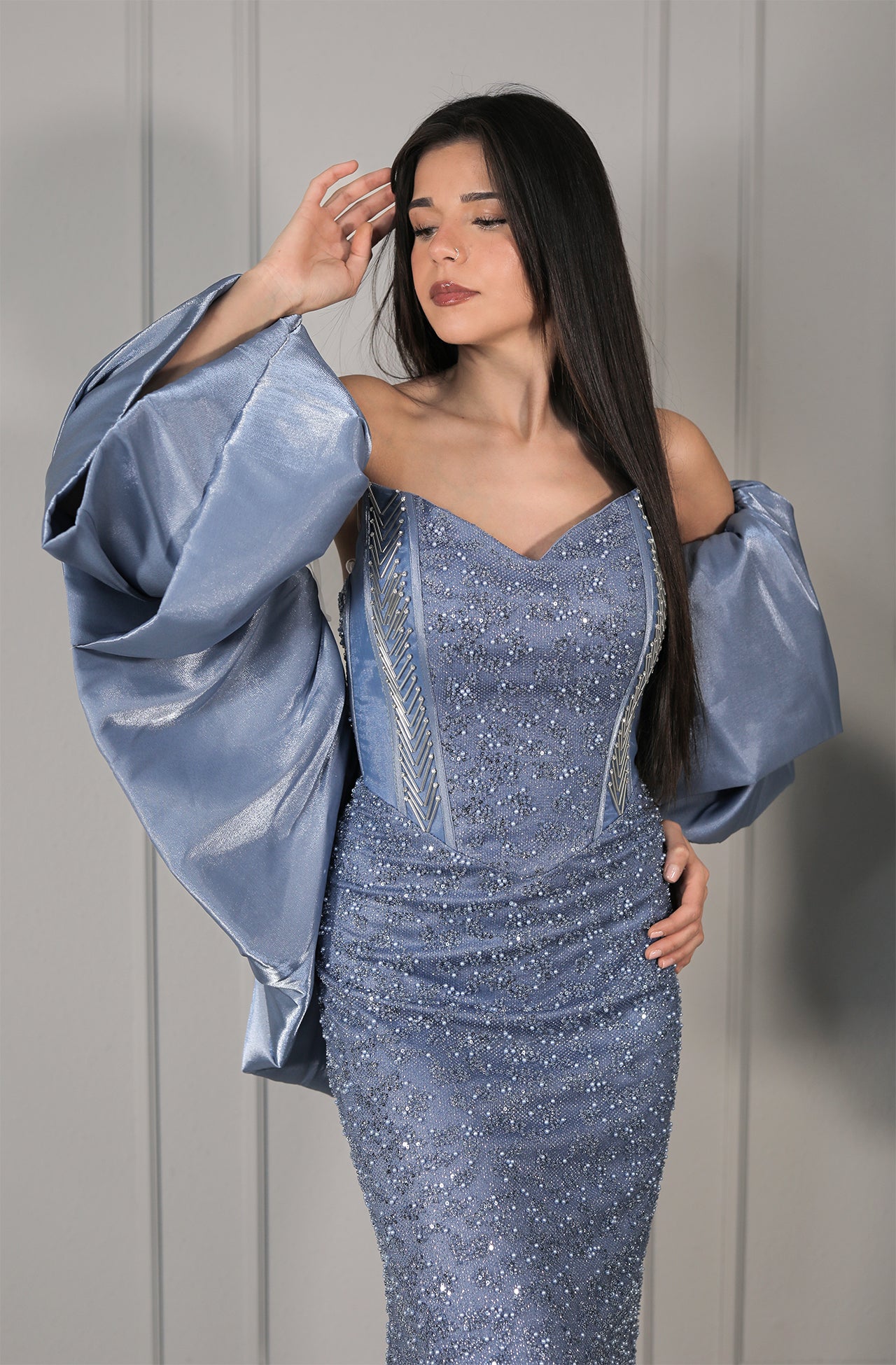 Reya Dress - Blau