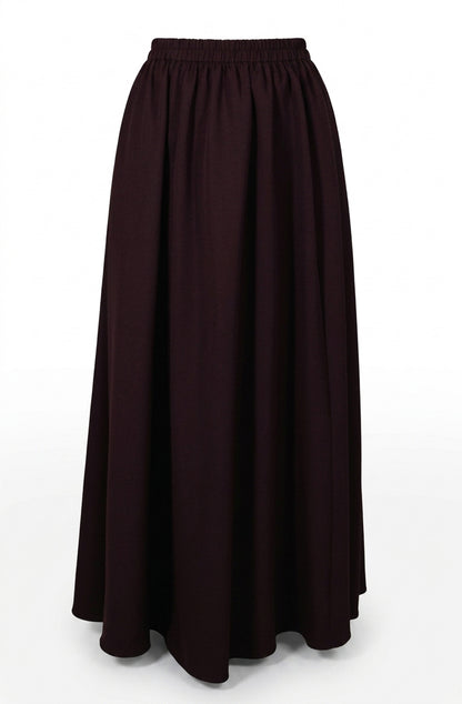 Mürdüm Maxirock für Damen – Elegante Modest Fashion