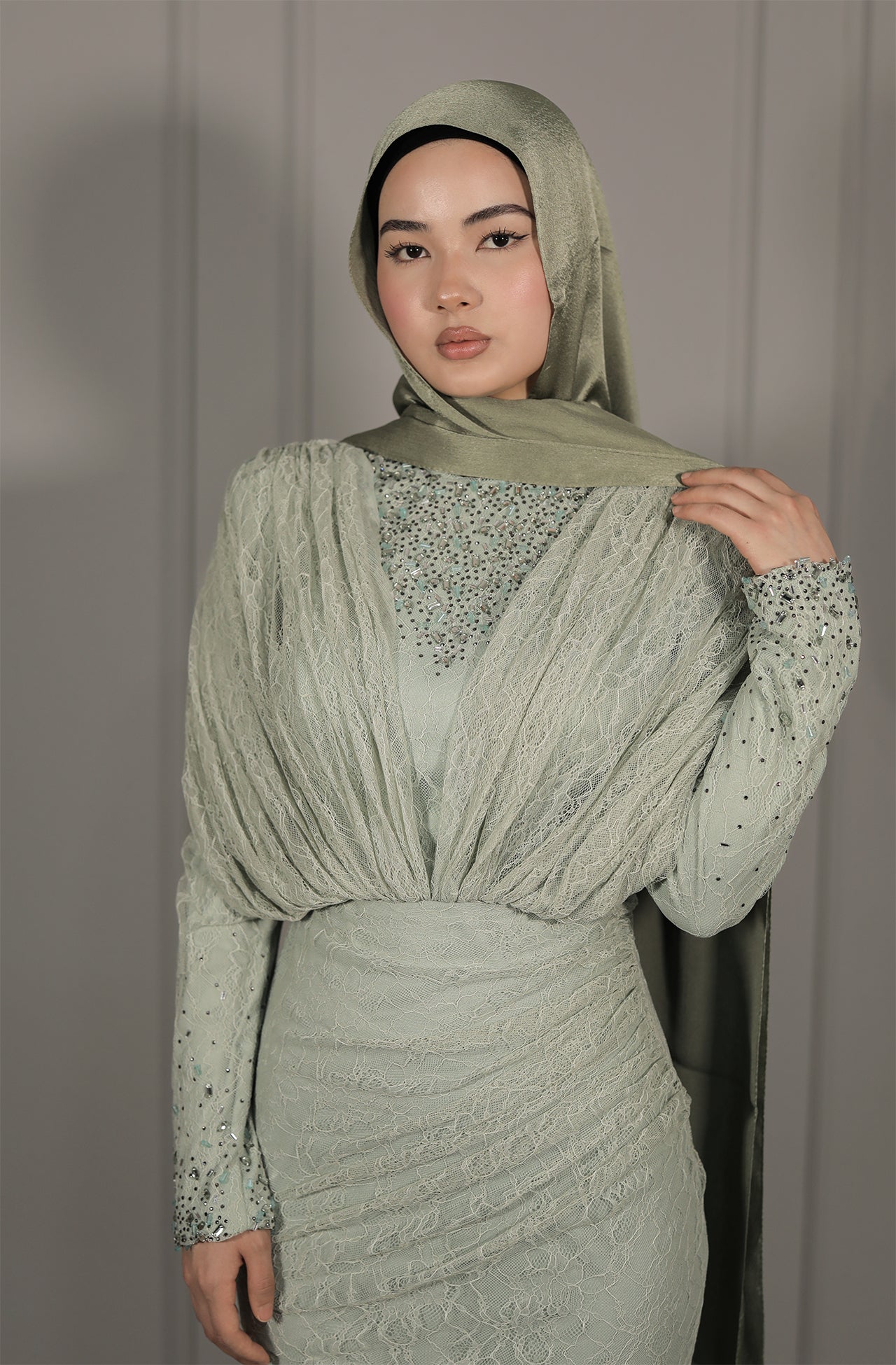Saye Dress - Mintgrün
