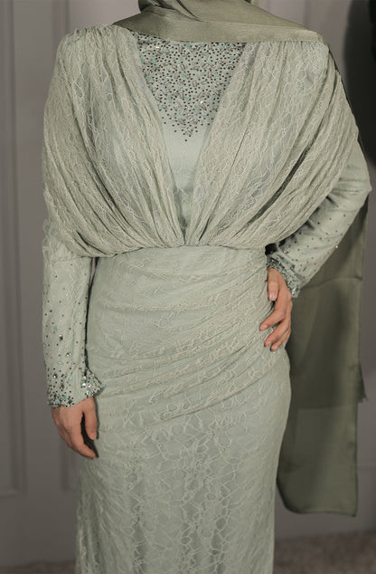 Saye Dress - Mintgrün