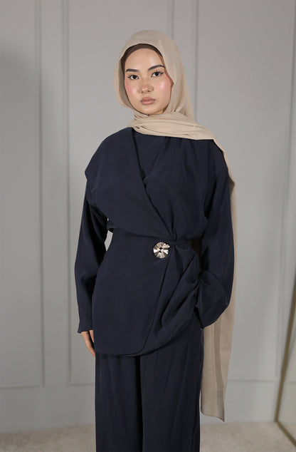 Elegantes Damen-Set in Dunkelblau – Zeitlose Eleganz mit modernem Touch