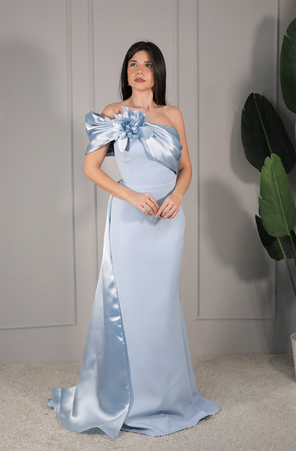 Sima Dress - Himmelblau