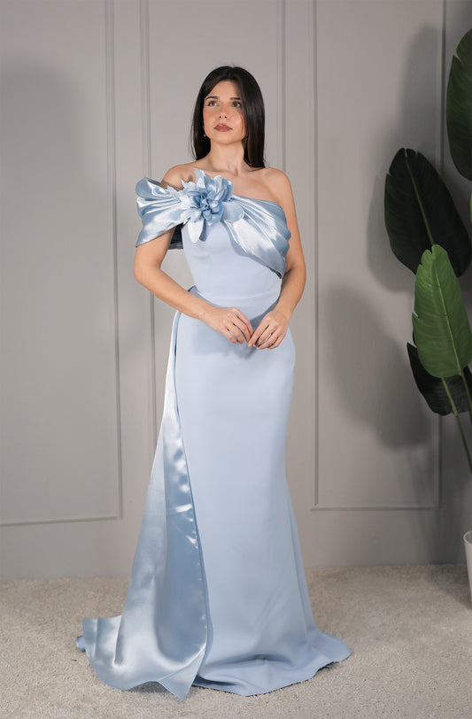 Sima Dress - Himmelblau