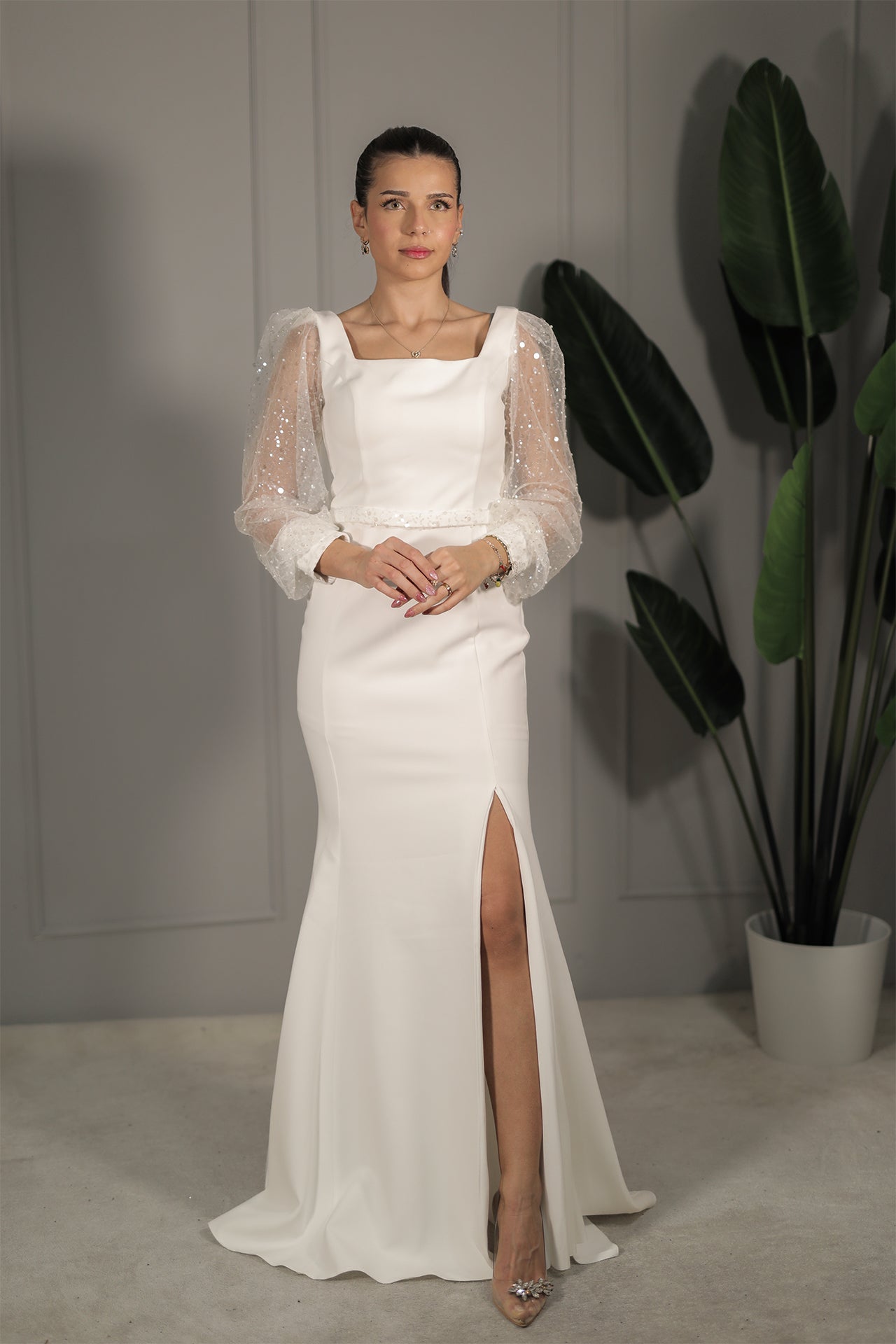 Sinem Dress - Weiß